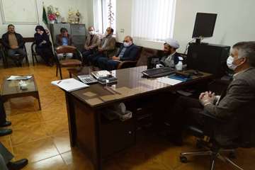 دیدار مدیر کل دامپزشکی استان خراسان رضوی با همکاران شبکه دامپزشکی شهرستان چناران به جهت معارفه رئیس 